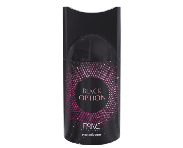 PRIVE BODY SPRAY - BLACK OPTION 250ML