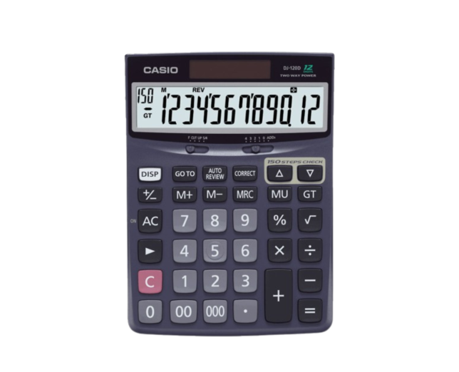 CASIO CALCULATOR DJ 120D