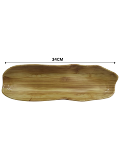 MELAMINE WOOD PLATE