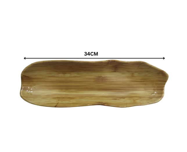 MELAMINE WOOD PLATE